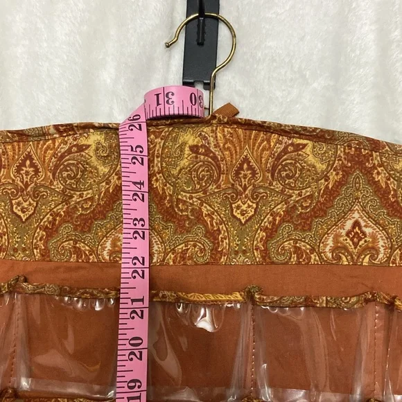 Hanging Jewelry Organizer with Clear Pockets - Picture 4 of 5